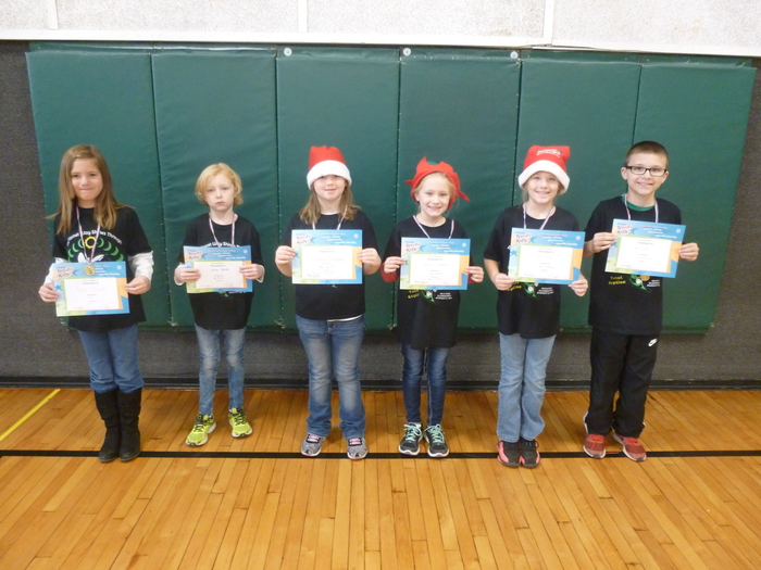 2nd/3rd Grade December Students of the Month