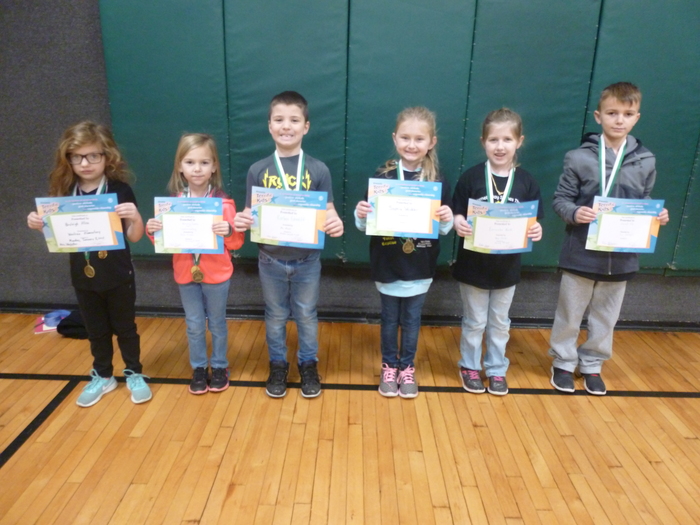 Kindergarten and 1st Grade Students of the Month